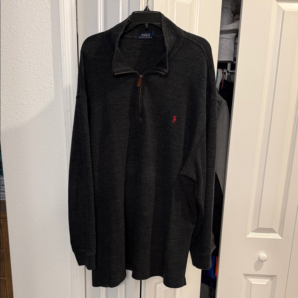 Ralph Lauren Charcoal Gray Pullover